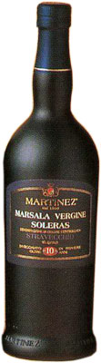 Martinez  - Marsala Vergine Soleras Stravecchio  - 10 anni     Bottiglia Cl. 75 Alc.: 19